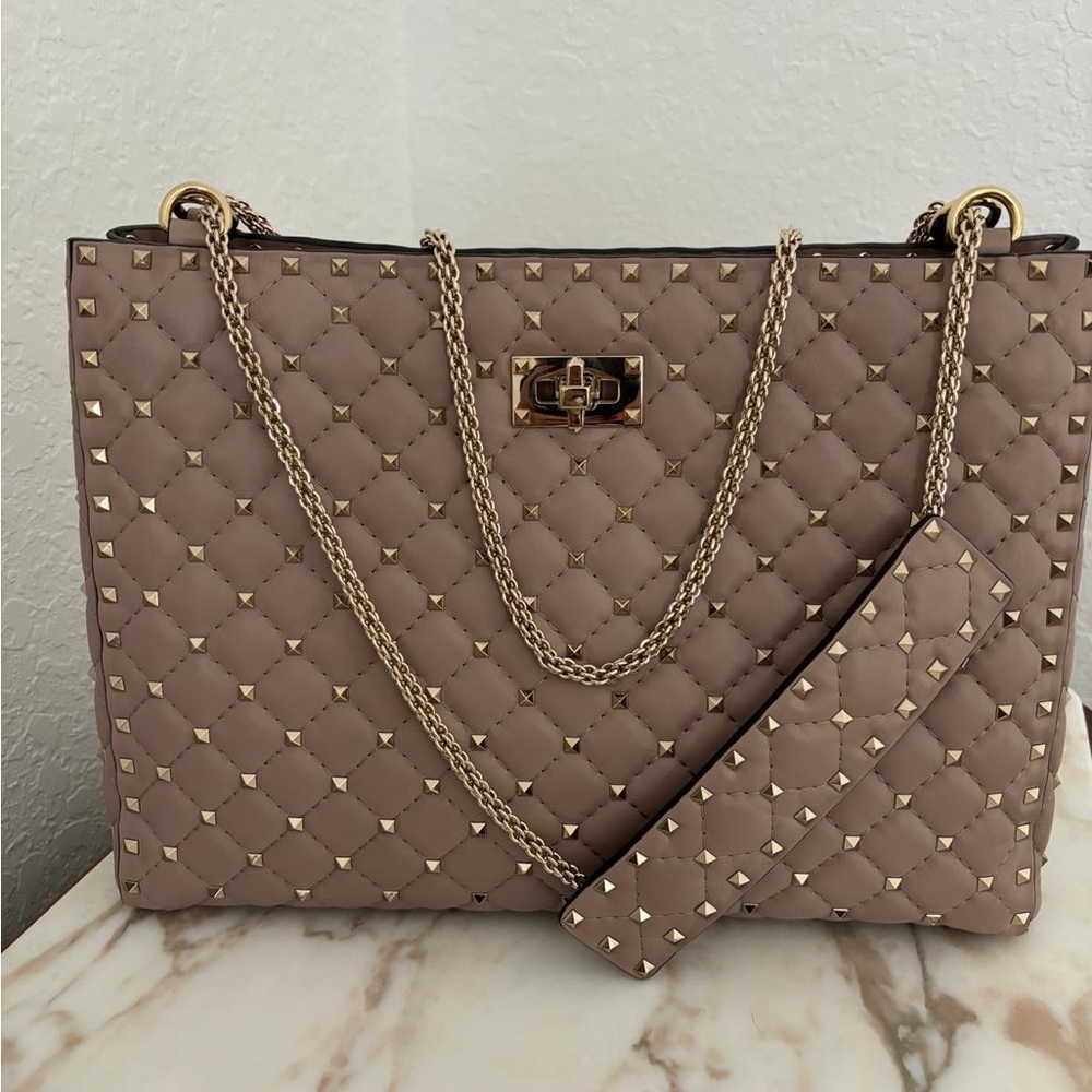 Valentino’s Rose Gold purse